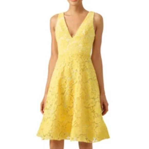 ml Monique Lhuillier A-Line Dress